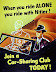When you ride alone - You ride with Hitler. Join a car sharing club today!