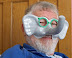 Really stupid mask - It almost makes him look like a nice guy. 