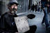 Penny or a smile - Homeless guy with a sense of humor.