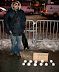 Snowballs for sale - I wonder if the guy managed to sell at least one...