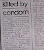 Killed by condom - A man accidentally killed himself by performing a bizarre sex stunt.