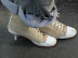 High-heeled sneakers - I don't know about you but I am quite fascinated.