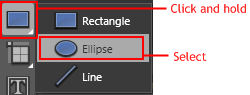 select ellipse