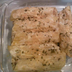 Chicken Alfredo Stuffed Shells