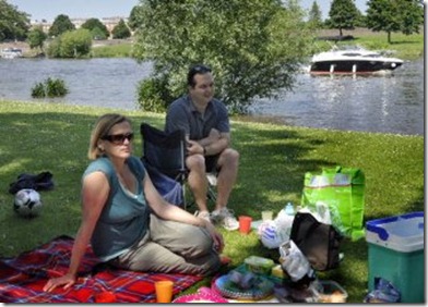 Posh picnics in London