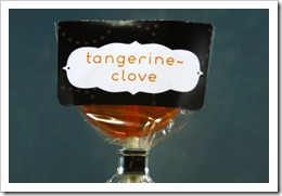 Tangerine-Clove lollipop