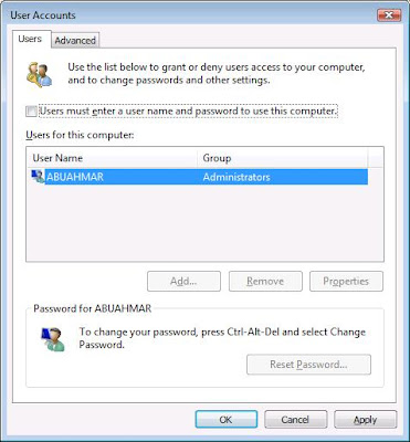 Advanced User Accounts