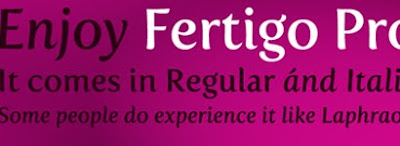 Fertigo Pro Beautiful Free Fonts For Your Designs | Geng Gao | the blog | the Design, Software, Gadgets blog