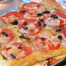 Tomato Tart with Parmesan & Basil