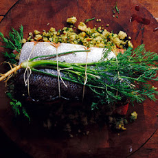 Herb-Stuffed Baked Salmon Recipe