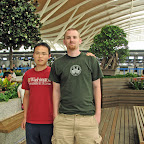 At Pudong Airport with Mark G.