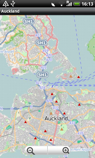 Auckland Street Map