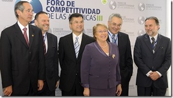presidentes Bachelet y Colom