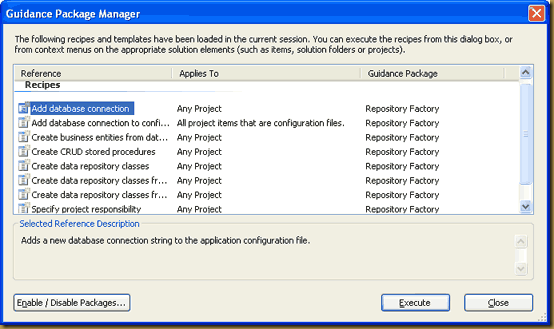packageRecipes