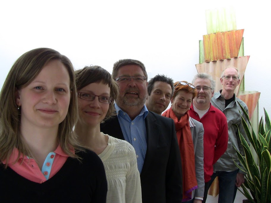 Sammen med vores tyske samarbejdspartnere (Nadine er desværre ikke med på fotoet)