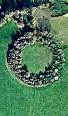 Aerial photo of Rathnadrinna Fort Aerial photo of Rathnadrinna Fort