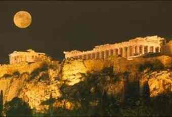 Full moon over the Acropolis Full moon over the Acropolis
