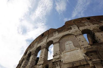 A view of the exteriors of Rome's ancient Colosseum October 14, 2010.
