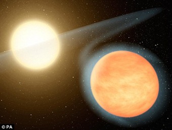 The exoplanet WASP-12b (right) and its host star were pinpointed last month. Amateur astronomer Peter Jalowiczor has discovered four new exoplanets in his spare time at home. The exoplanet WASP-12b (right) and its host star were pinpointed last month. Amateur astronomer Peter Jalowiczor has discovered four new exoplanets in his spare time at home.
