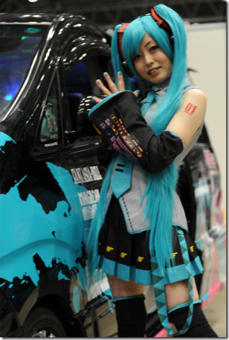 vocaloid 2 cosplay - hatsune mike 09