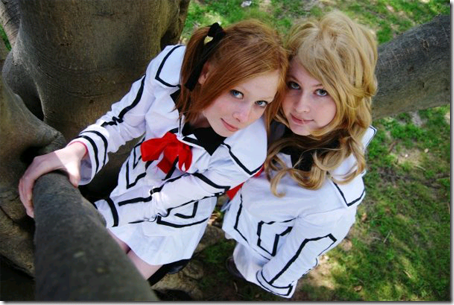 vampire knight cosplay - touya rima and souen ruka