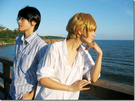 ouran high school host club cosplay - otori kyouya and suo tamaki