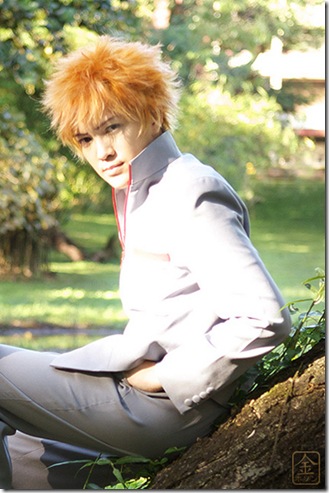 long haired ichigo kurosaki. bleach cosplay - kurosaki ichigo Kurosaki Ichigo has natural orange hair