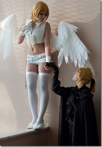 vocaloid 2 cosplay - kagamine rin and len 03 by noah and major edward elric of deviant art