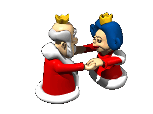 dancing santas