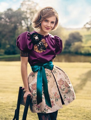 And this applies especially this young lady - 19-year-old Emma Watson 