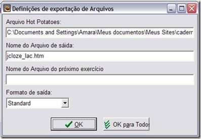 definições de exportação de arquivos no hot potatoes definições de exportação de arquivos no hot potatoes