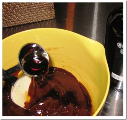 add liqueor to choc ganache
