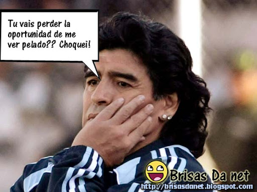 Clique para ver a reação de Maradona perdendo de 4!