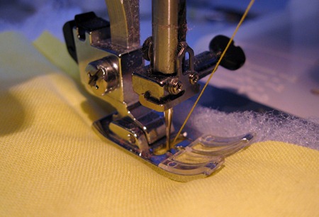 sew lining to wadding sew lining to wadding