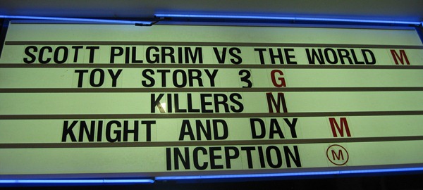 screening at the movies