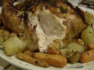 Recipe for Rapidly Roasted Chicken
