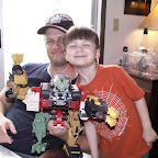Daddy & Jakob with Devastator