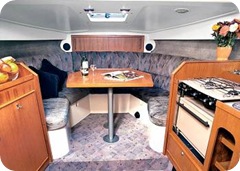 Comfortable Interiors on the Hire Boats