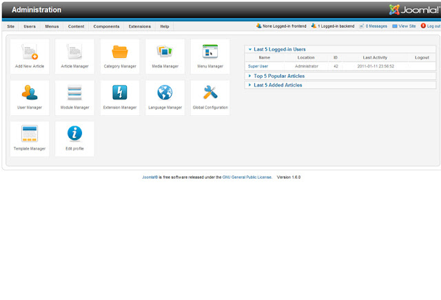 Instalasi Joomla 1.6