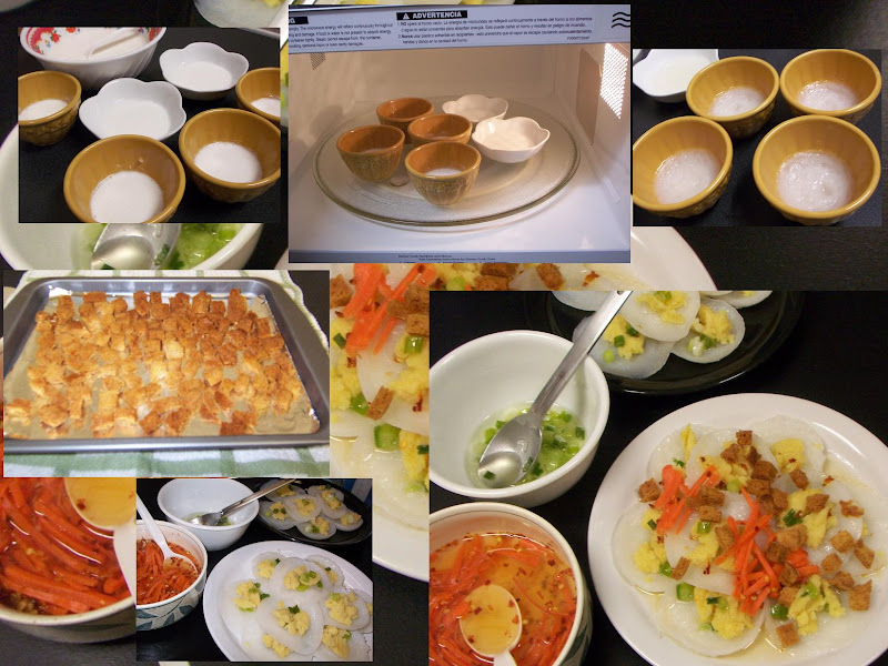 Bánh Bèo Mặn (hấp bằng lò vi sóng) Banhbeovisong