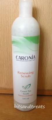 [caronia renewing foot scrub in green tea scent, by bitsandtreats[3].jpg]