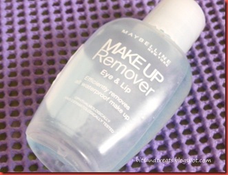 maybelline eye & lip makeup remover, by bitsandtreats