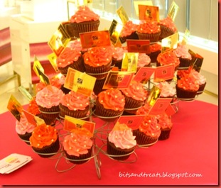 estee lauder cupcakes, by bitsandtreats