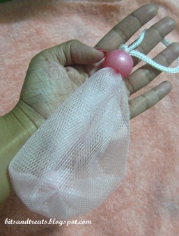 saizen pink bubble net, by bitsandtreats