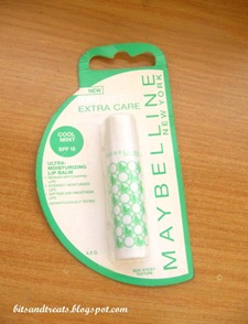 maybelline lip smooth cool mint lip balm, by bitsandtreats