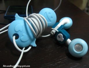 angel earphone organizer, by bitsandtreats