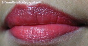 maybelline colorsensational lipstick in brick rose, by bitsandtreats