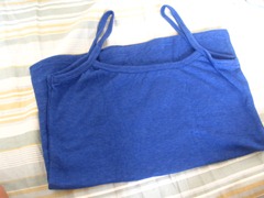 blue tank top from kotex, by bitsandtreats