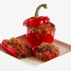 Roasted Red Bell Peppers with Eggplant (Funghetto)