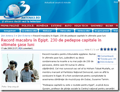 Record macabru in Egipt 230 de pedepse capitale in ultimele sase luni_1247907844492
